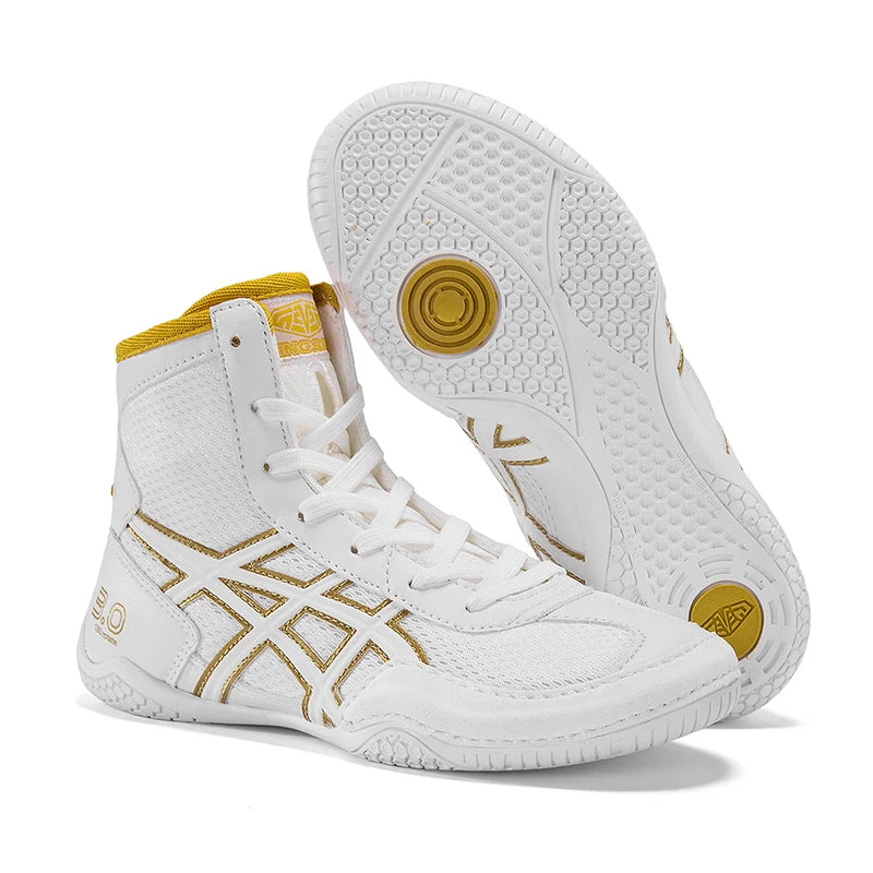 Unisex High Top Anti-Slip Wrestling Boxing Shoes