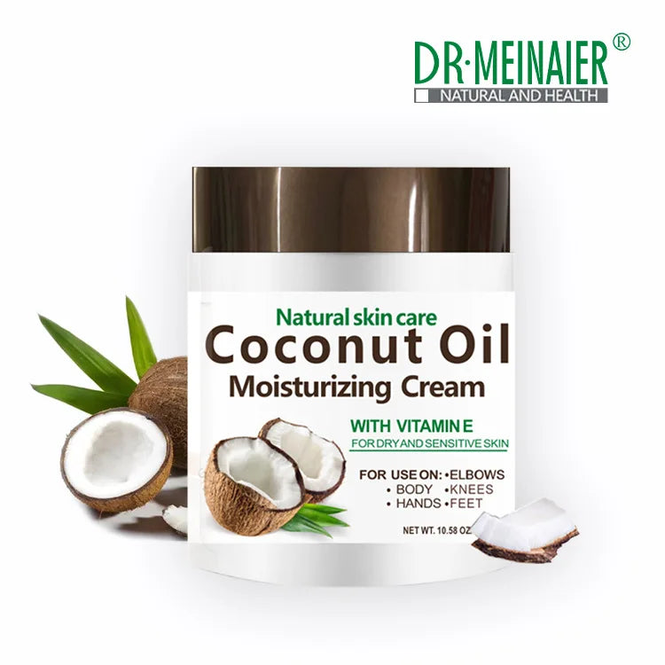 Unisex Organic Coconut Oil Repair & Hydrating Moisturizing Cream 10.6 oz