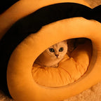 Cute Beehive Warm Enclosed Pet Cave Bed