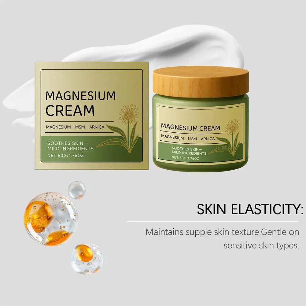 Unisex Magnesium Muscle & Nerve Relief Moisturizing Body Cream 1.8 oz