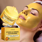 Women's Vitamin C Turmeric Exfoliating Deep Cleaning Facial Mask