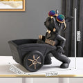 Dog Statue Resin Storage Box and Tabletop Ornament