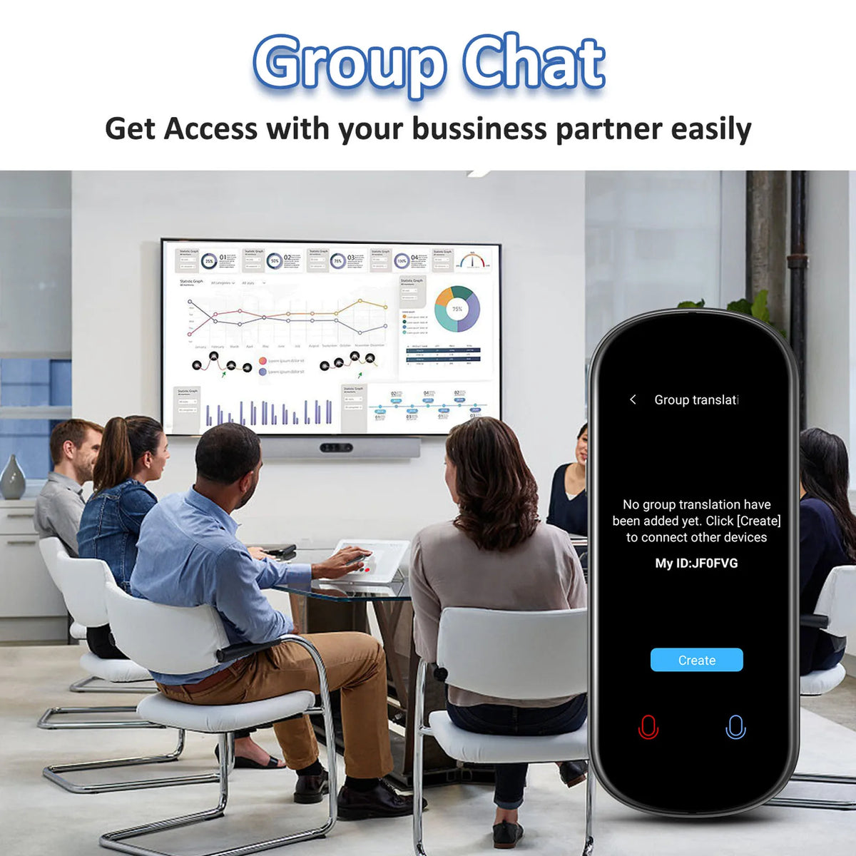 Portable AI Voice Real-Time Language Translator Device Z2