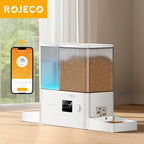 Automatic WiFi Pet Feeder and Water Fountain 2-in-1 Smart App Control