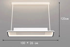 Modern Minimalist LED Ceiling Fan Light with Remote Control