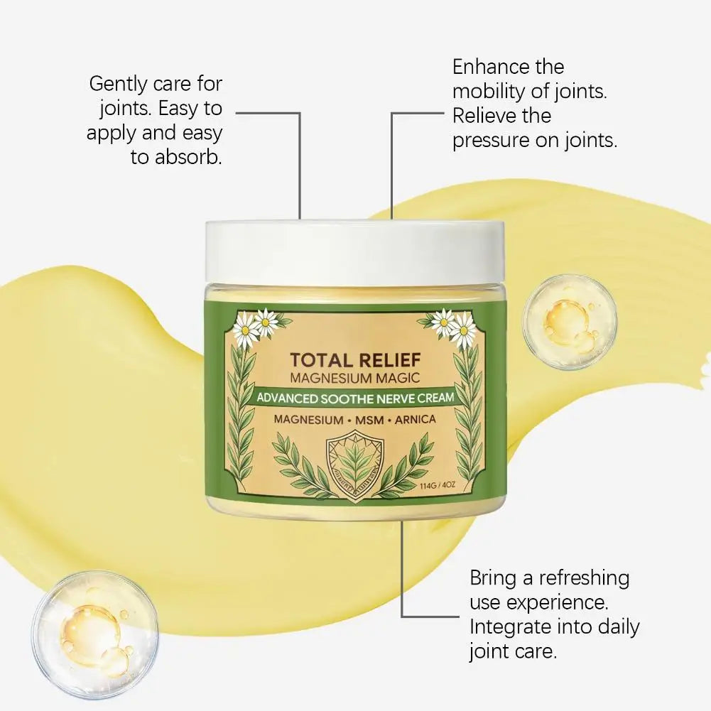 Magnesium MSM Arnica Soothe Nerve Body Cream 4 oz