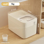 Airtight Kitchen Rice Storage Box and Dry Grain Container