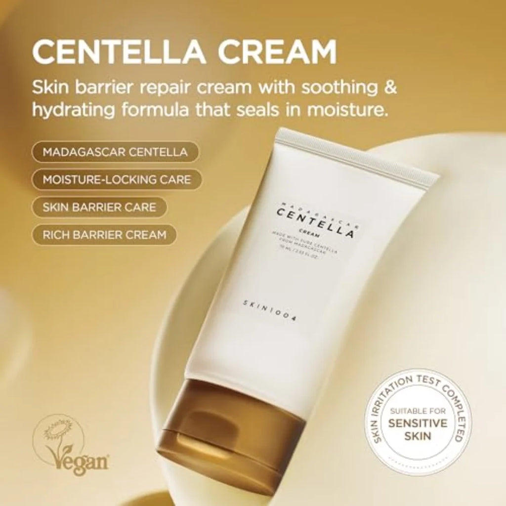 Madagascar Centella Cream Soothing Repair Face Moisturizer 2.5 fl oz SK0024