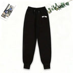 Women's Printed Hoodie Sweatshirt Jogger Pants Set