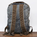 Unisex Fashion Denim 16 Inch Laptop Travel Backpack