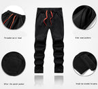 Men's Casual Thicken Thermal Hoodie and Pants Tracksuit Set