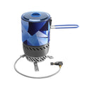 Windproof Radiant Camping Stove System with Pressure-Regulator Valve