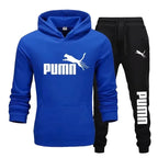 Men's Casual Pullover Hoodie and Pants Tracksuit Set
