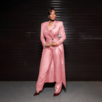 Men's Tailored Two-Piece Blazer and Pants Suit