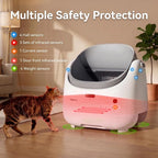 Open Top Self Cleaning Automatic Cat Litter Box
