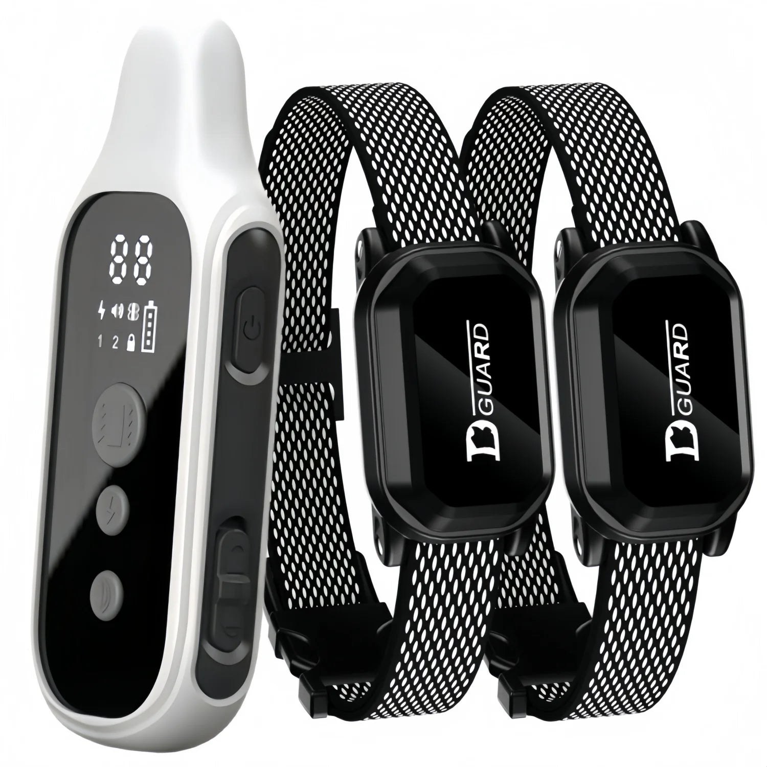 800m Range Dog Training Collar Waterproof Rechargeable Remote Control with LCD Display