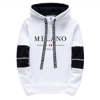 Men's Casual Printed Hoodie and Jogger Pants Tracksuit Set