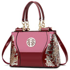 Women's Shiny Patent Leather Shoulder Messenger Bag