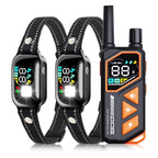 AI Electric Dog Training Collar 3300ft Range IPX7 Waterproof 10-120lbs
