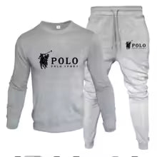 Men's Casual Crewneck Sweatshirt and Jogger Pants Tracksuit Set
