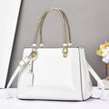 Women's Glossy Patent PU Leather Shoulder Crossbody Bag