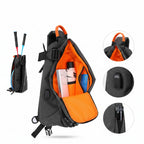 Unisex Anti-Theft Nylon Crossbody Chest Sling Backpack 3050