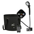 Portable Camping Shower with Rechargeable 6000mAh Pump and 5.3 Gallon Bag