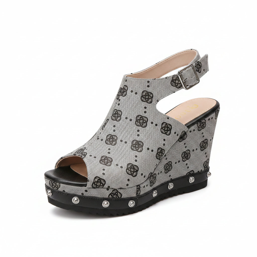 Women's Comfortable Wedge Sandals Summer Slingback Thick Sole