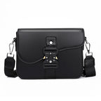 Men's Fashion PU Leather Minimalist Crossbody Messenger Bag
