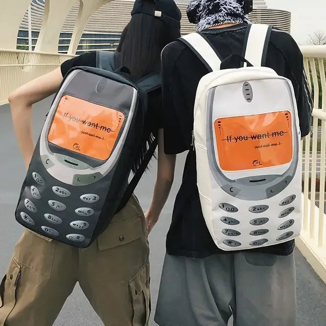 Unisex Street Style Splashproof Nylon Backpack