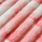 Gradient Soft Plush Flannel Blanket and Warm Coral Fleece Bed Throw