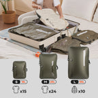 Vacuum Storage Bag and Travel Compression Luggage Bag