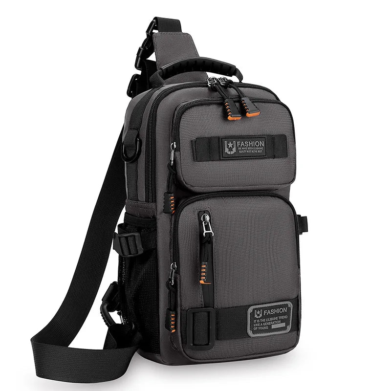 Men's Fashion Oxford Casual Crossbody Chest Bag