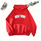 Women's Printed Hoodie Sweatshirt Jogger Pants Set