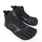 Unisex Cotton Five-Finger Athletic Shoes Hook & Loop Patchwork Sneakers