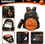 Boys' Fashionable School Backpack 3-Piece Bag Set