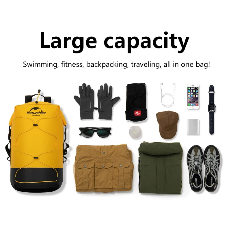 Waterproof Wet and Dry Separation Outdoor Bag with Shoulder Strap