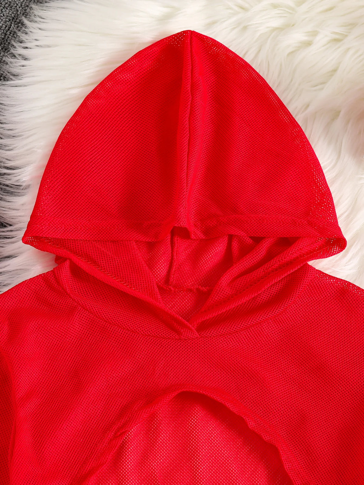 Girls' Casual Hooded Top Tank Pants Three-Piece Set