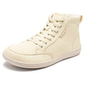 Unisex Mid-Top Canvas Wide Toe Box Barefoot Walking Shoes