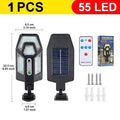 Outdoor Solar Motion Sensor Light and Waterproof LED Garden Lamp