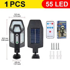 Outdoor Solar Motion Sensor Light and Waterproof LED Garden Lamp
