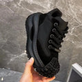Men's Warm Fleece Lining Platform Running Shoes
