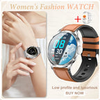 Women's Smart Watch with 1.32" AMOLED Touchscreen and Bluetooth Call