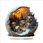 Bohemian Christmas Holiday Desktop Decoration and Bedroom Tabletop Ornament
