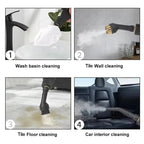 High Pressure Handheld Steam Cleaner Machine with Brush Heads 2600W