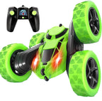 Kids 2.4G Double Sided Flip RC Stunt Car Toy Set