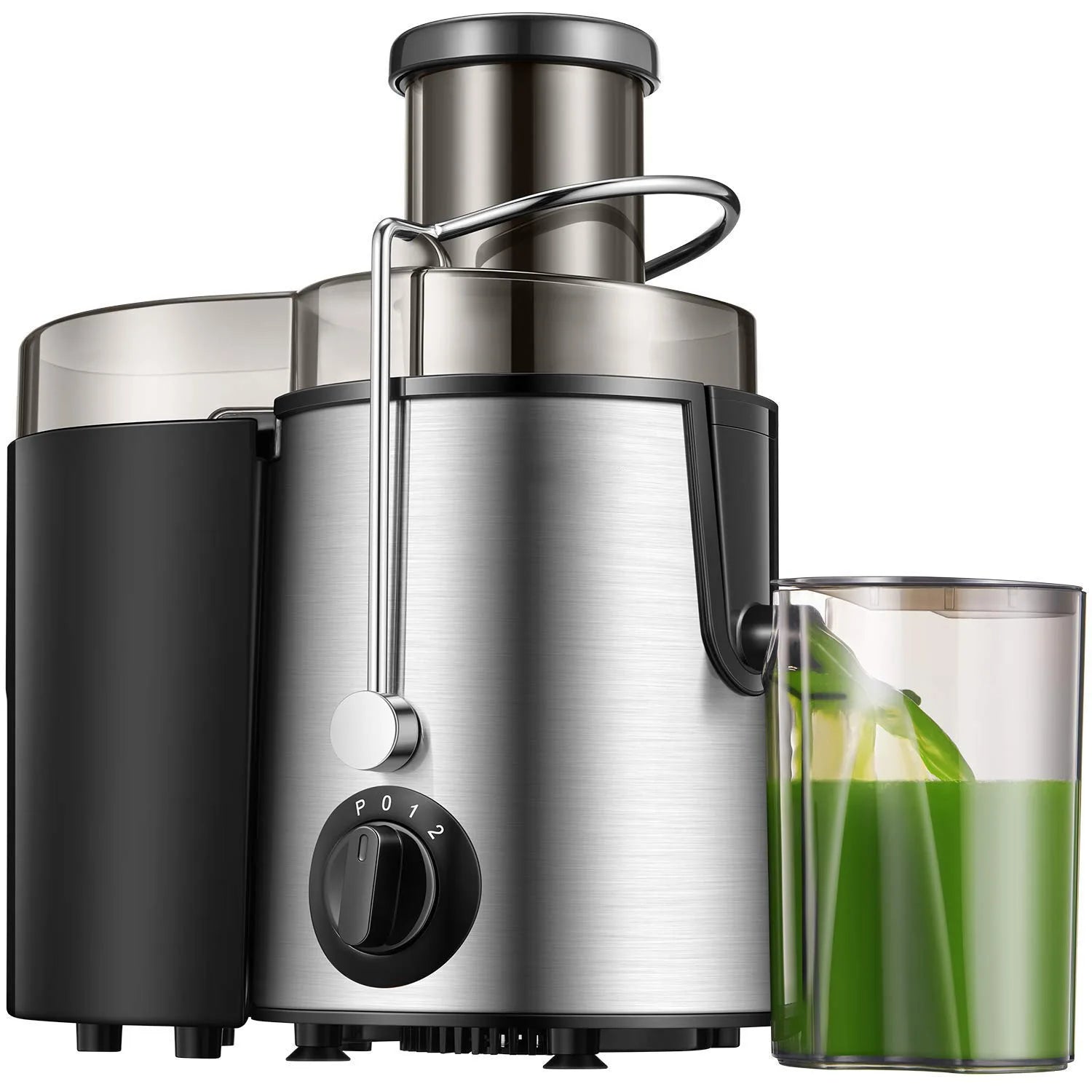 Centrifugal Fruit and Vegetable Juicer with Wide Feed Chute 800W