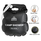 Portable Solar Heated Camping Shower with 5.3-Gallon Bag