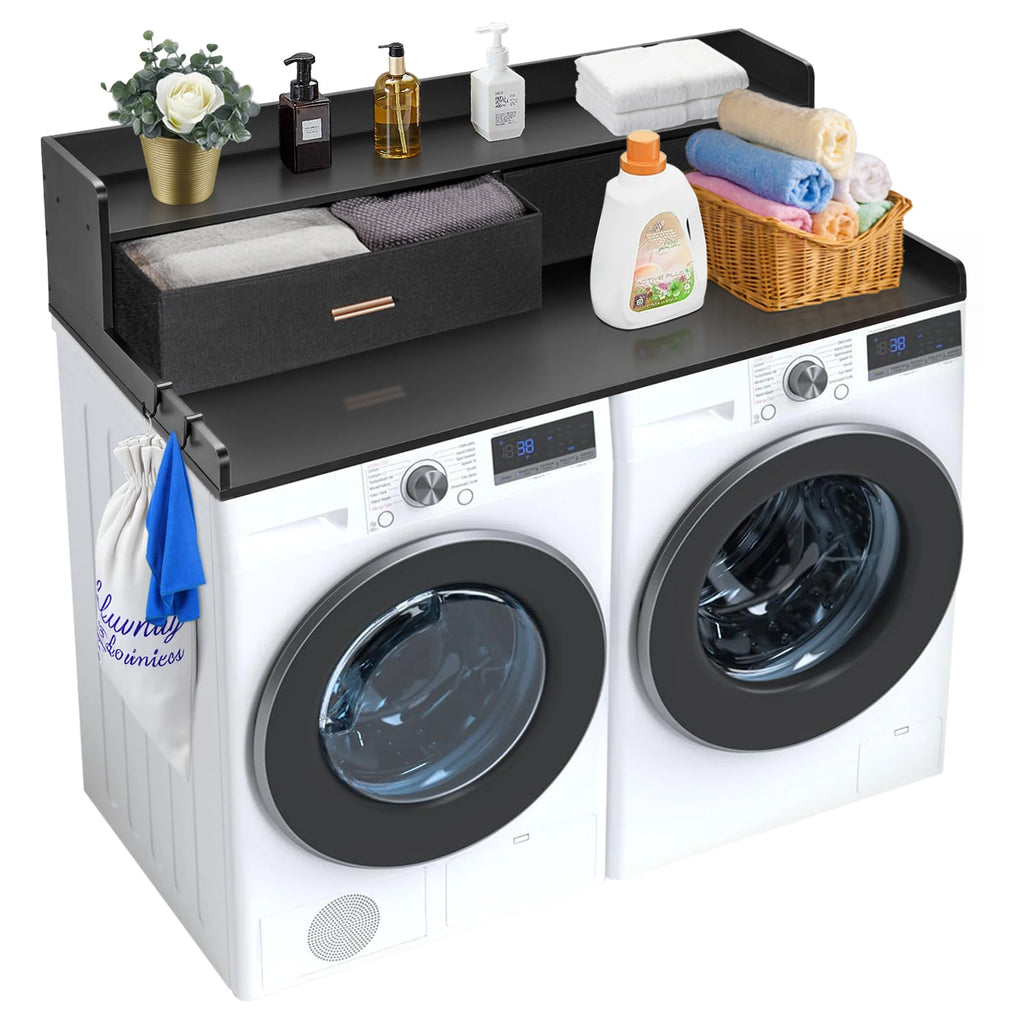 Multi-Tier Laundry Washer and Dryer Storage Rack Organizer