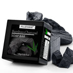 Women's Bamboo Charcoal Deep Cleansing Face Body Soap Bar 3.5 oz